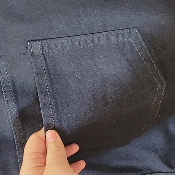 Gently Used Dark Navy Blue Jeans with Pockets - Picture 9 of 10